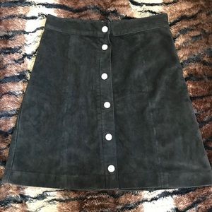 H&M Suede Skirt